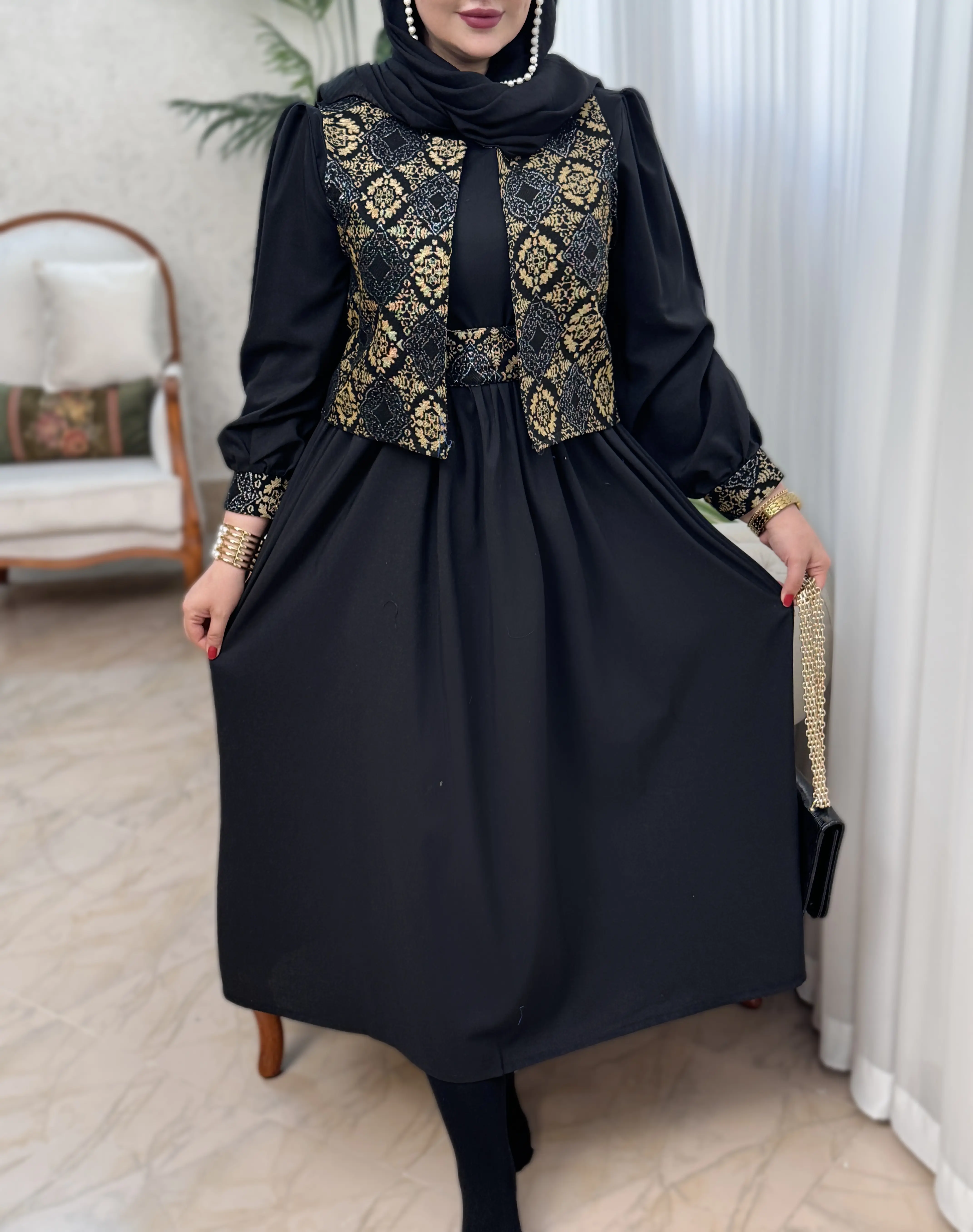 ست پیراهن و ژیله  3201